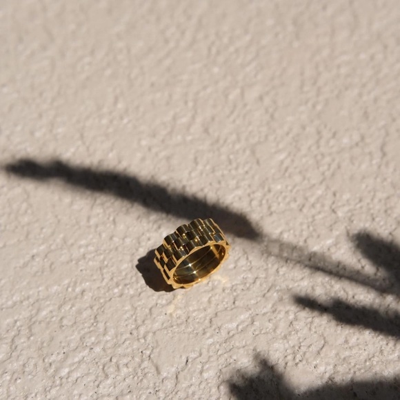 ✨18K Gold Gear Ernst Ring - Picture 3 of 4